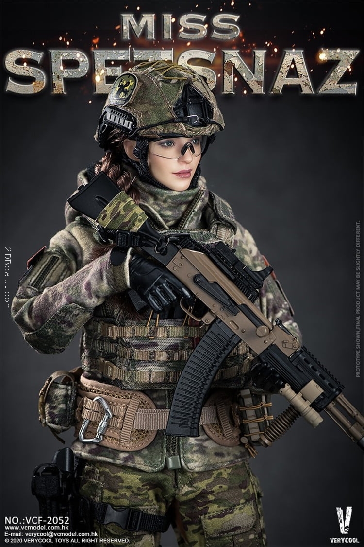 VeryCool VCF-2052 Russian Special Combat Women Soldier 1/6 Scale