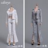 1/6 Scale CDTOYS CD-033 Female Soldier Business Suit Set for Female Seamless Body