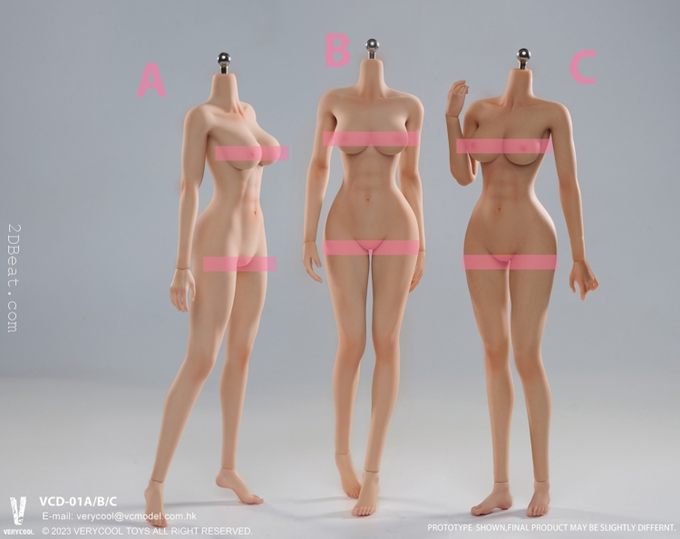 1/6 Scale Very Cool VCF-D01 Medium chest Universal Women Silicone Body