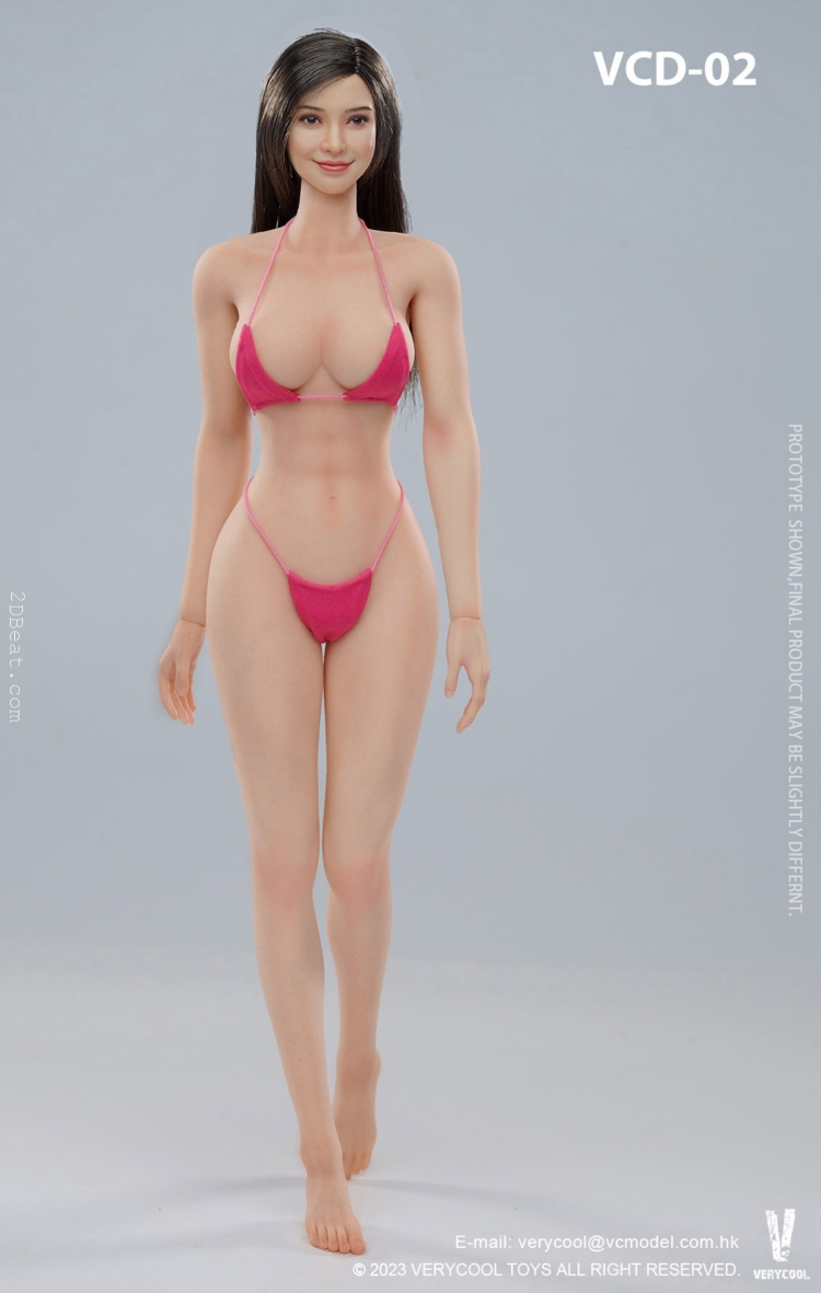 1/6 Scale Very Cool VCF-D02 Medium Chest Universal Women Silicone Body