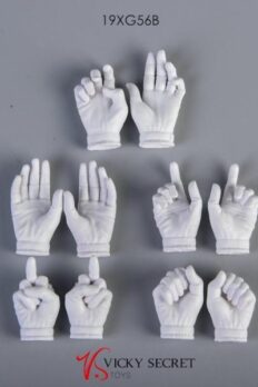 1/6 Scale VSTOYS 19XG56 Female Hands Gloves Hand Type Model