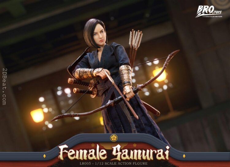 1/12 BroToys LR005 Female Samurai Action Figure