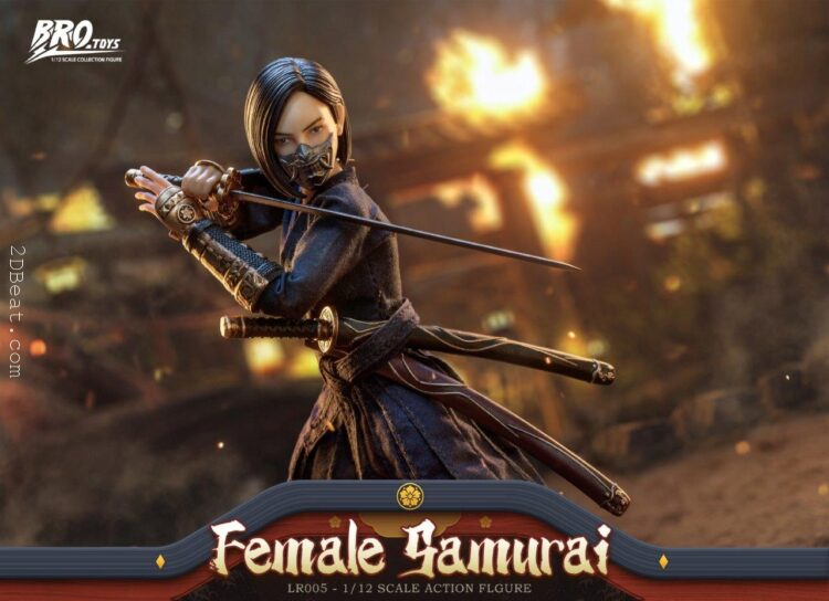 1/12 BroToys LR005 Female Samurai Action Figure