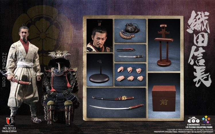 1/6 Scale COO Model SE123 SERIES OF EMPIRES ODA NOBUNAGA COPPER STANDARD VERSION