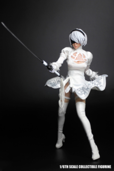 1/6 Scale SUPER DUCK SET026 NieR: Automata 2B White Version