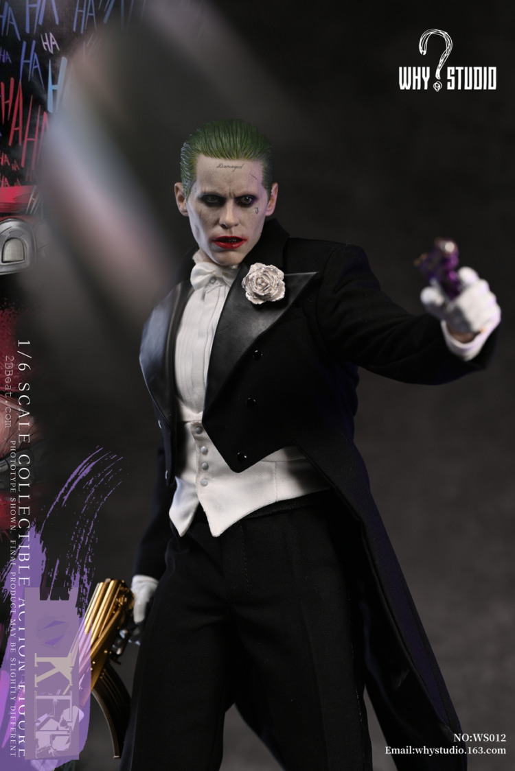 1/6 Scale WHY STUDIO WS012 Overbearing CEO Joker Jared Leto Action ...