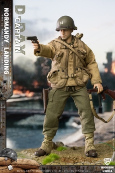1/12 Scale CrazyFigure LW011 WWII U.S. Rangers On D-Day Captain