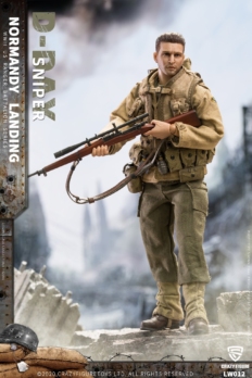 1/12 Scale CrazyFigure LW012 WWII U.S. Rangers On D-Day Sniper