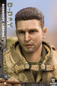 1/12 Scale CrazyFigure LW012 WWII U.S. Rangers On D-Day Sniper