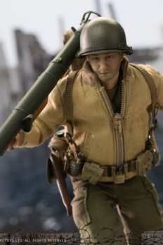 1/12 Scale CrazyFigure LW016 WWII U.S. Rangers On D-Day Machine Sergant