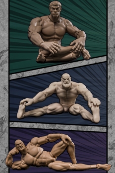 1/12 Scale Takethat X Crazy Figure CF-TC001A Comic Hero White Action Figure Body