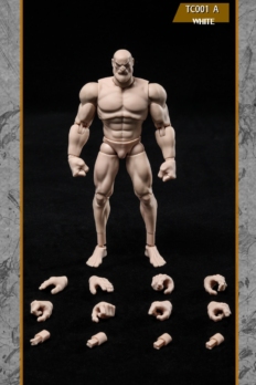 1/12 Scale Takethat X Crazy Figure CF-TC001A Comic Hero White Action Figure Body