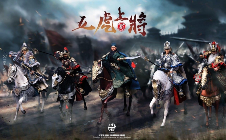 1/12 Scale 303 Toys 303SG008 Three Kingdoms THE FIVE TIGER-LIKE GENERALS ULTIMATE ALL IN ONE SET