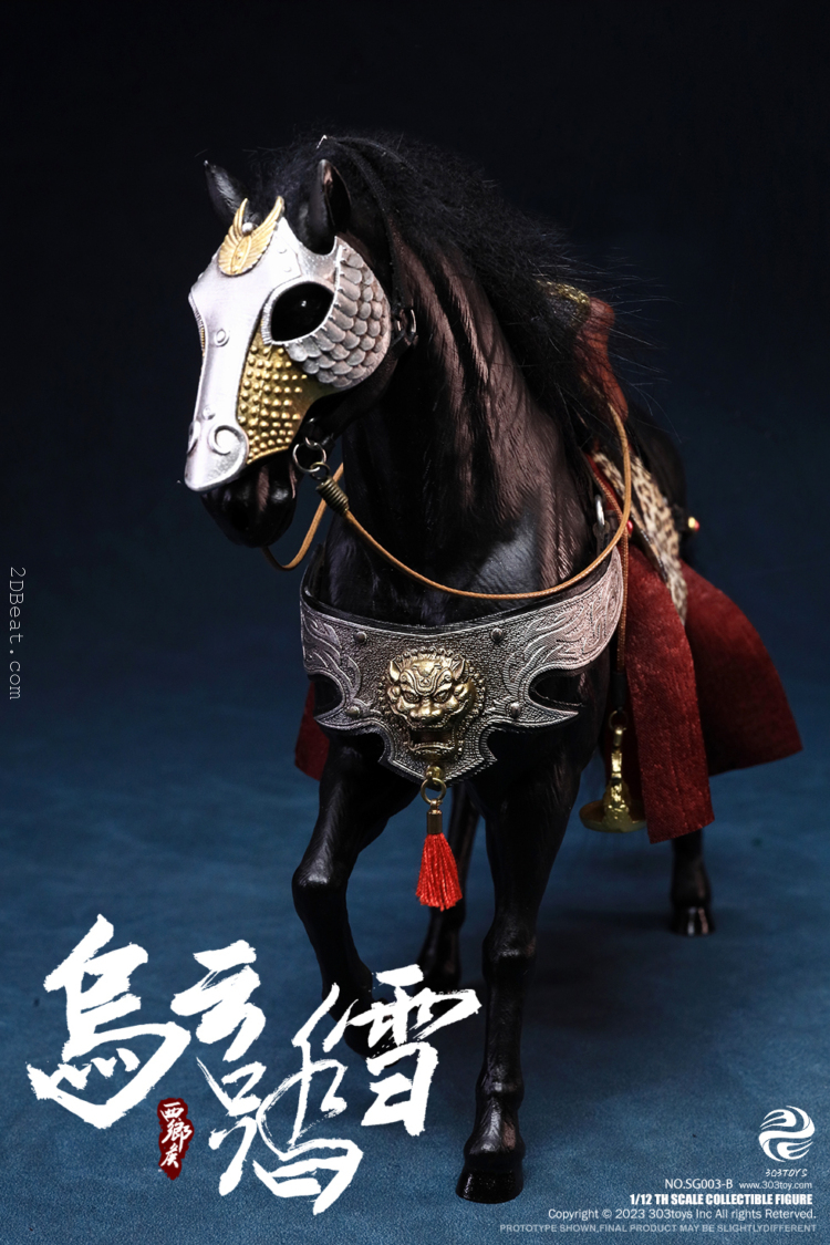 1/12 scale 303Toys 303SG003B Three Kingdoms ZHANG FEI YIDE DELUXE BATTLE FIELD VERSION