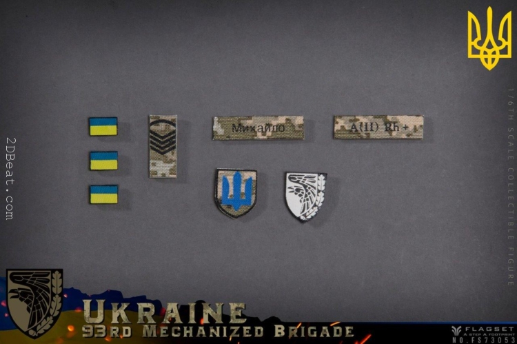 1/6 Scale FLAGSET FS-73053 Ukraine 93rd Mechanized Brigade Anti Tank Gunner Action Figure