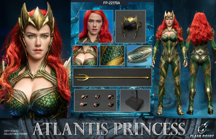 1/6 Scale Flashpoint Studio FPS-22170A Aquaman Mera (Amber Heard) Princess  Atlantis Figure * 2DBeat Hobby Store