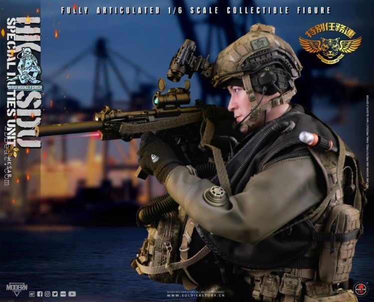 1/6 Soldier Story SS132 China HK SDU Diver Assault Group Deluxe Version