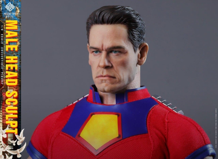 1/6 Present Toys Suicide Squad Peacemaker Head Sculpt