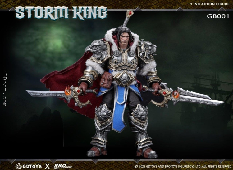 1/12 scale GDTOYS X BROTOYS BRO-GB001 World of Warcraft Varian Wrynn Action Figure