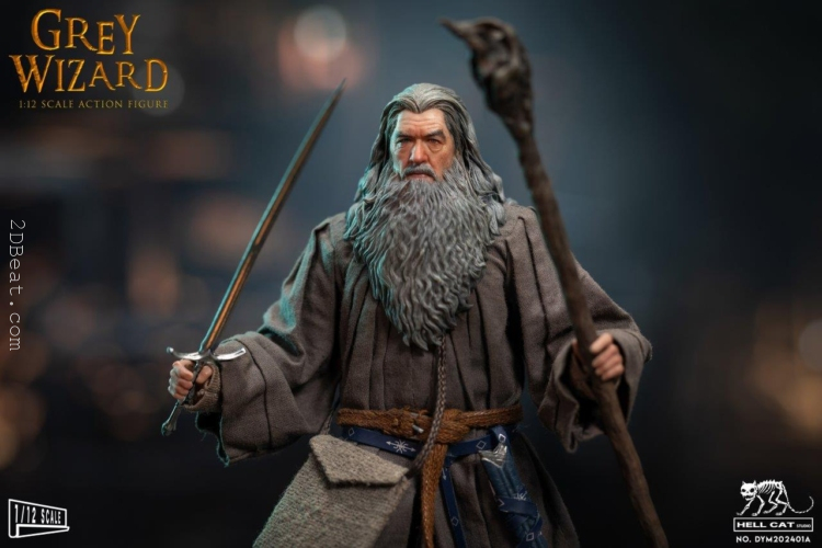 1/12 Scale Hell Cat DYM-202401A The Lord of the Rings Gandalf Normal Version Collectible Figure