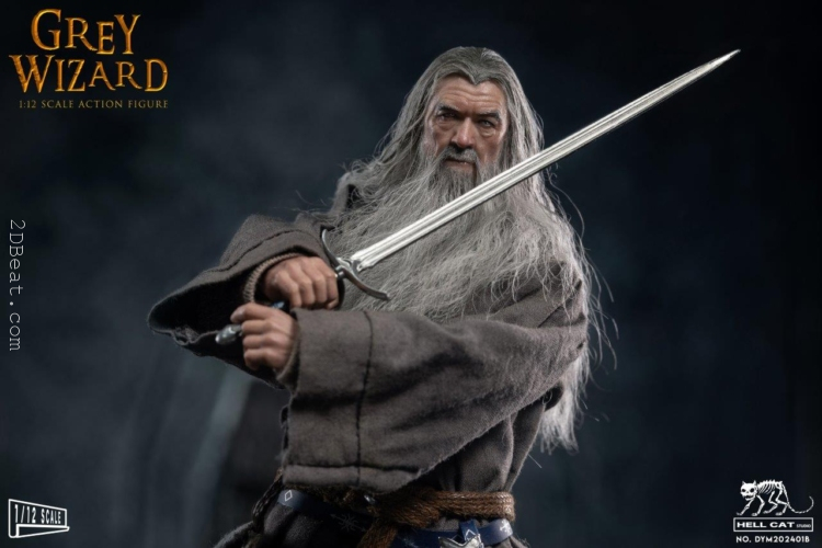1/12 Scale Hell Cat DYM-202401B Gandalf The Lord of the Rings Gandalf Deluxe Version Collectible Figure