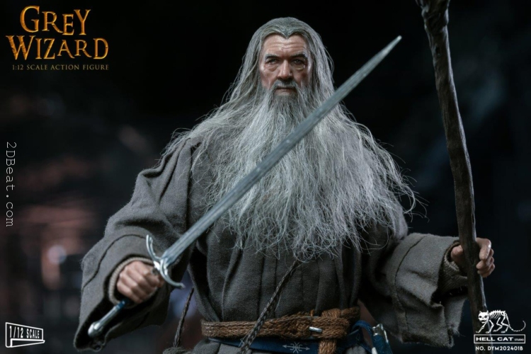 1/12 Scale Hell Cat DYM-202401B Gandalf The Lord of the Rings Gandalf Deluxe Version Collectible Figure