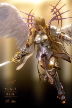 1/12 Scale Lucifer LX-2311B Sliver Armor Archangel Female Figure