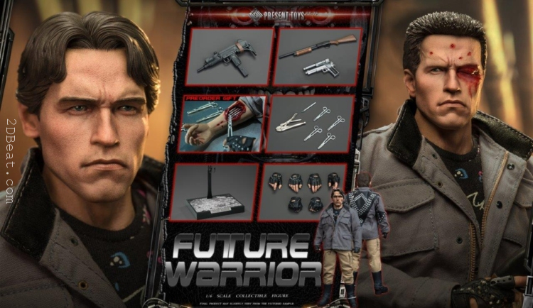 1/6 scale Present Toys SP79 Future Warrior Terminator action figure
