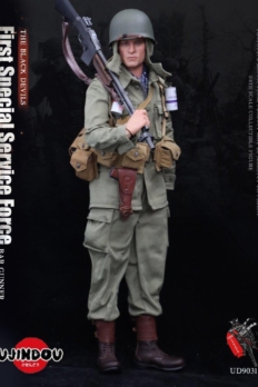 1/6 Scale UJINDOU UD-9031 WWII US First Special Service Force BAR Gunner Figure