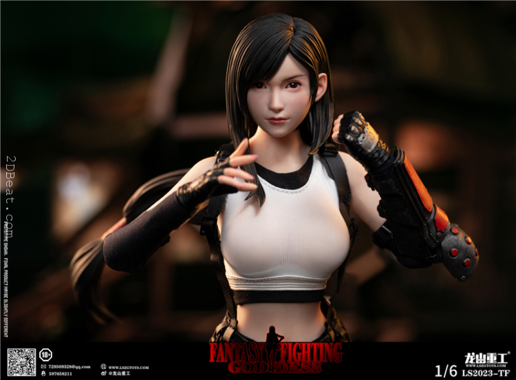 1/6 Scale Long Shan Jin Shu LS-2023-TF Final Fantasy Tifa Lockhart Action Figure