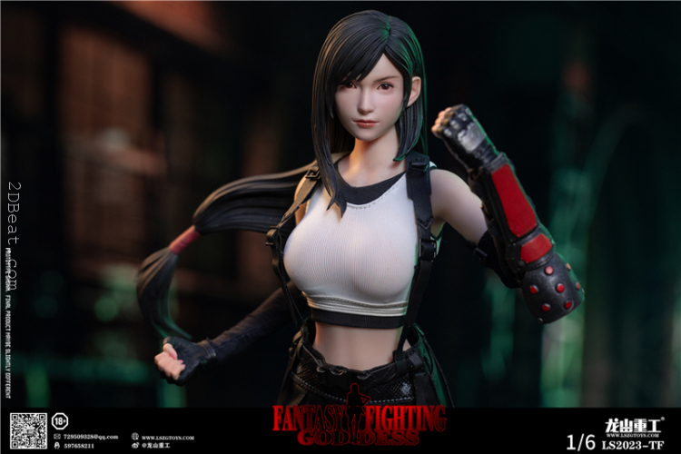 1/6 Scale Long Shan Jin Shu LS-2023-TF Final Fantasy Tifa Lockhart Action Figure