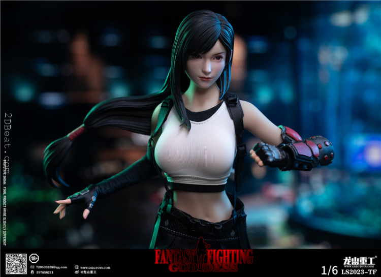 1/6 Scale Long Shan Jin Shu LS-2023-TF Final Fantasy Tifa Lockhart Action Figure