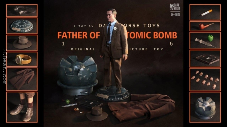1/6 Scale Dark Horse Toys DHT-001 Father of the Atomic Bomb Action Figure