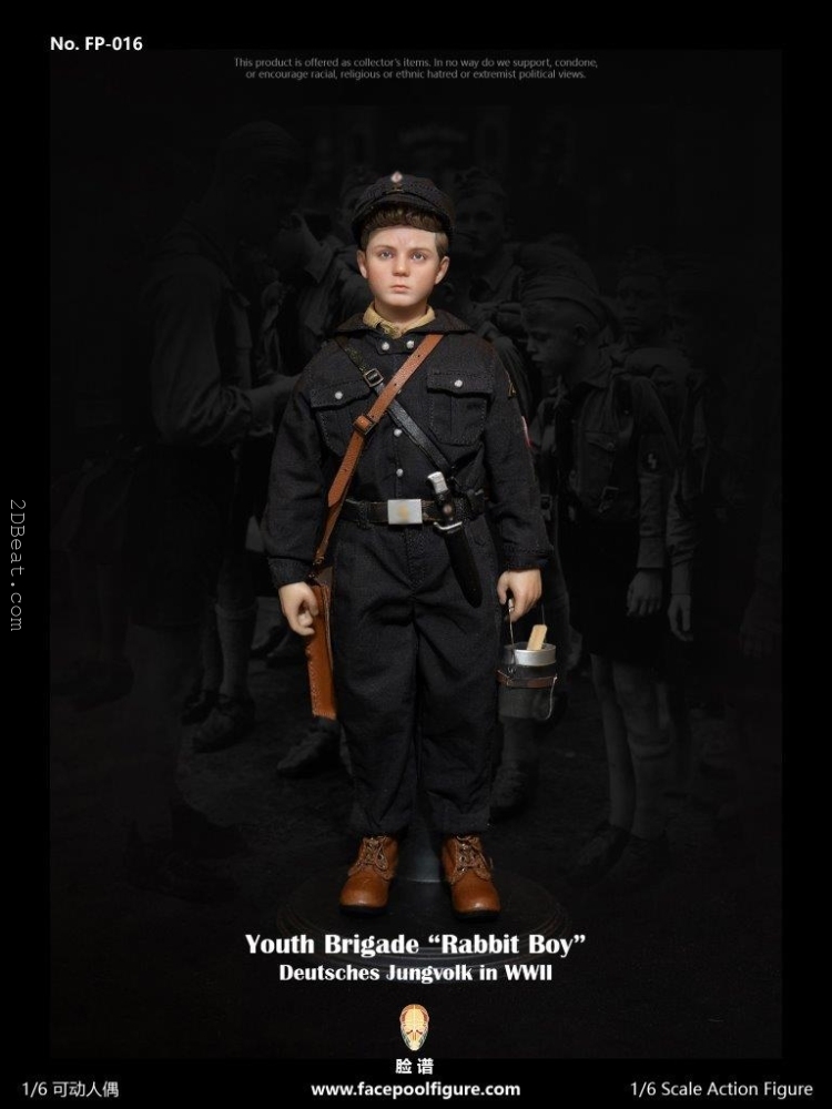 1/6 Scale Facepool FP-016A WWII German Youth Brigade Film Edition Action Figure
