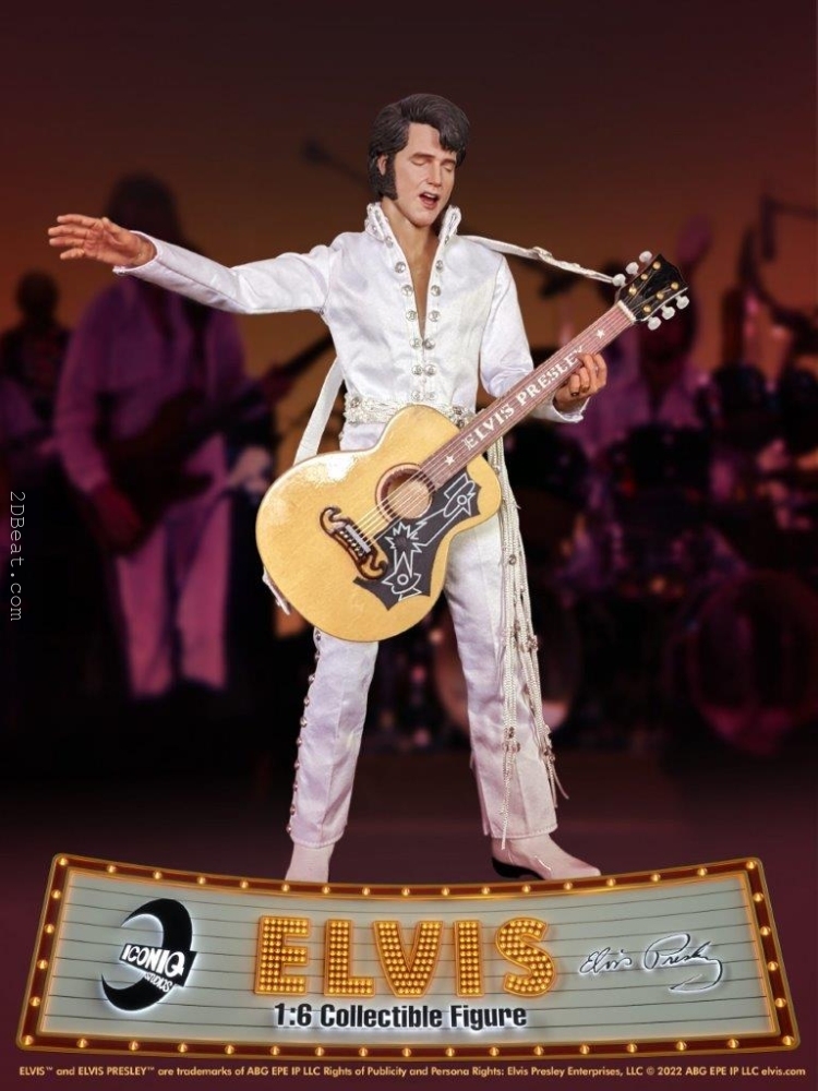 1/6 Scale Iconiq Studios IQ-LS02 Elvis Presley Vegas Edition Collectibles Figure
