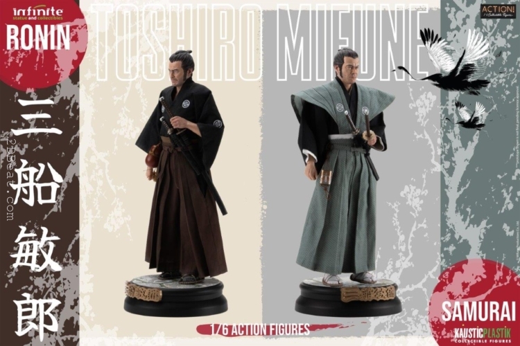 1/6 Scale Infinite Statue X Kaustic A Legendary Tribute Deluxe Double Pack Edition Ronin & Samurai