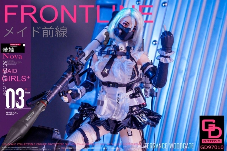 1/6 Scale GDToys GD-97010 Frontline Maid Girls NOVA Action Figure