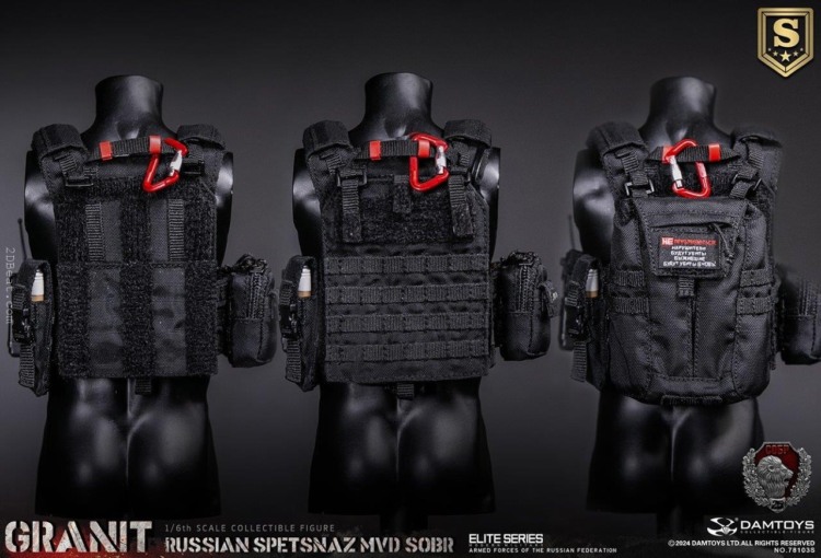 1/6 Scale DamToys 78103S Russian Spetsnaz MVD SOBR Granit Figure Special Edition