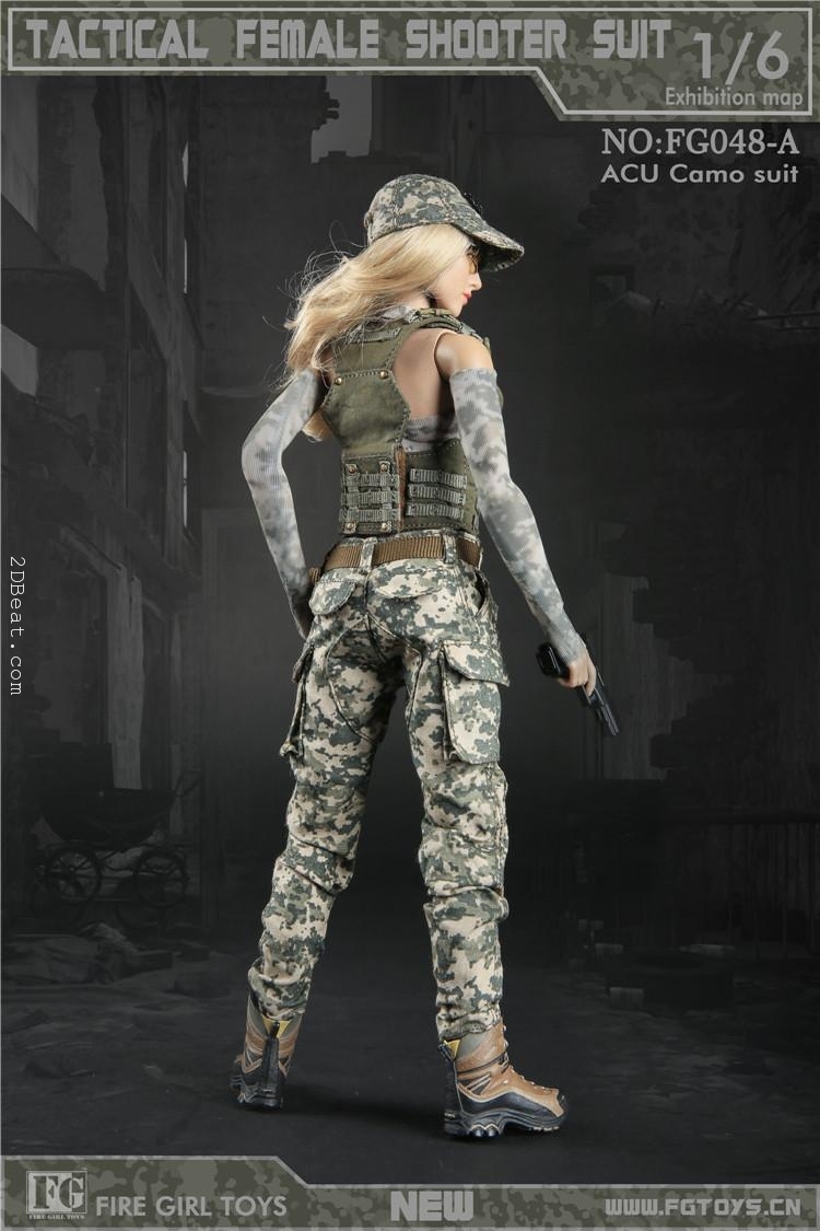 Trang Phục 1/6 Fire Girl FG048 1/6 Female Tactical Shooter