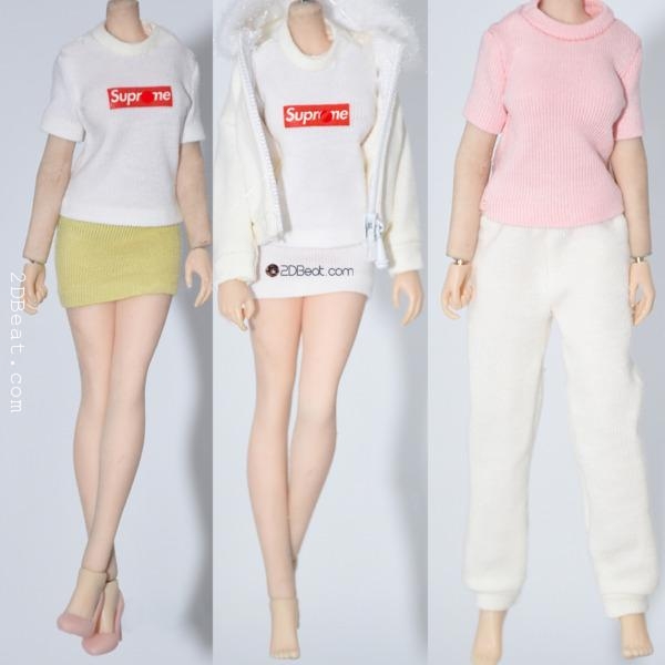 1/6 Scale Knitted Sweater Gments with Socks Accessories for 12