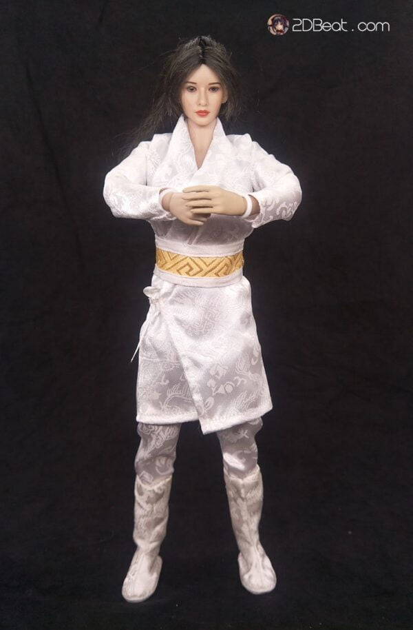 1/6 Ancient Chinese Girl White Dragon Dress JPAA109