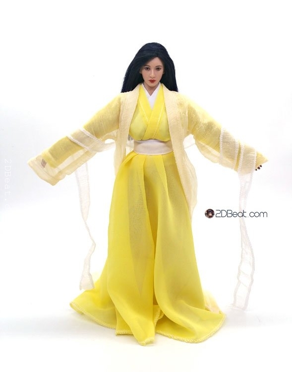 1/6 Scale Ancient Chinese Female Yellow Dress JPAA104