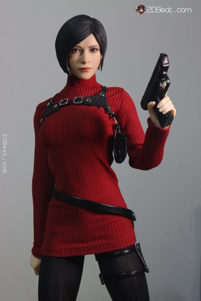 1:6 Scale Ada Wong Red Sweater Dress Clothes For 12″ Female Phicen ...