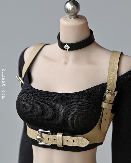 1/6 Scale Female Clothes Prop Model Sexy Restraint Strap Belt Girdle  Waistband