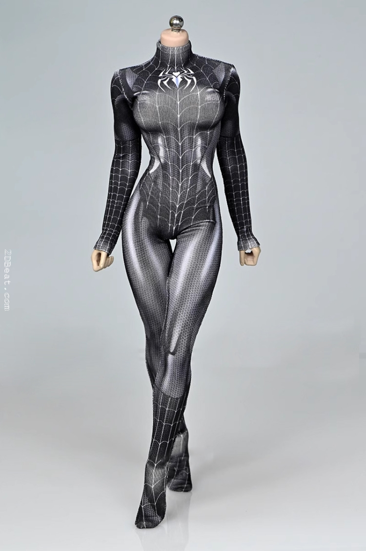 [In-Stock] 1:6 Scale Female Gwen Stacy Bodysuit Tight Elastic Jumpsuit *  2DBeat Hobby Store