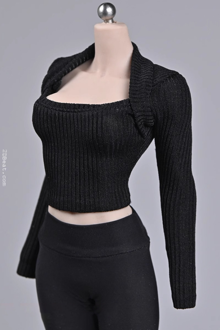 1:6 Scale Female Clothes Fashion Sexy Thick Wide Neck Sweater * 2DBeat  Hobby Store