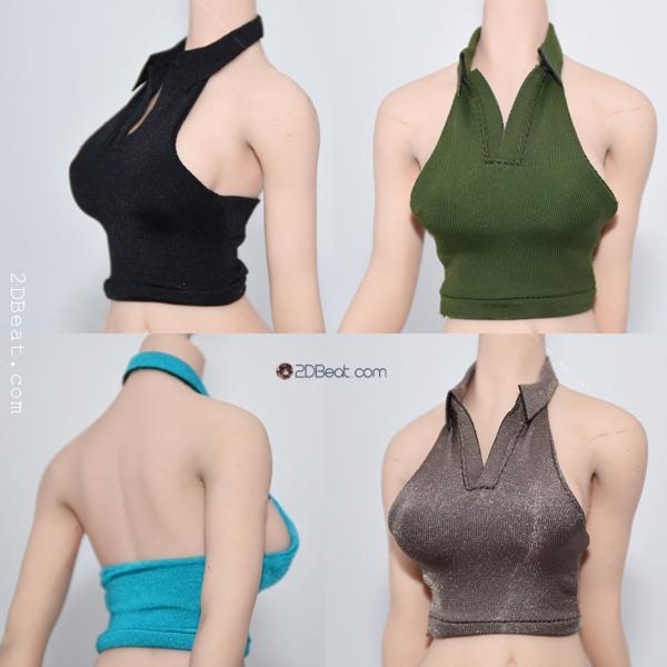 1/6 Female Clothes Crop Top Suit Accessory 12'' Phicen Figure Outfit  Accessory