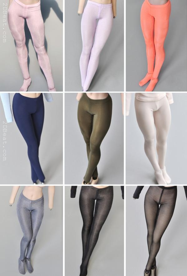 1/6 Scale Pantyhose Women Silk Stockings for 12'' Figures Accessories Black 