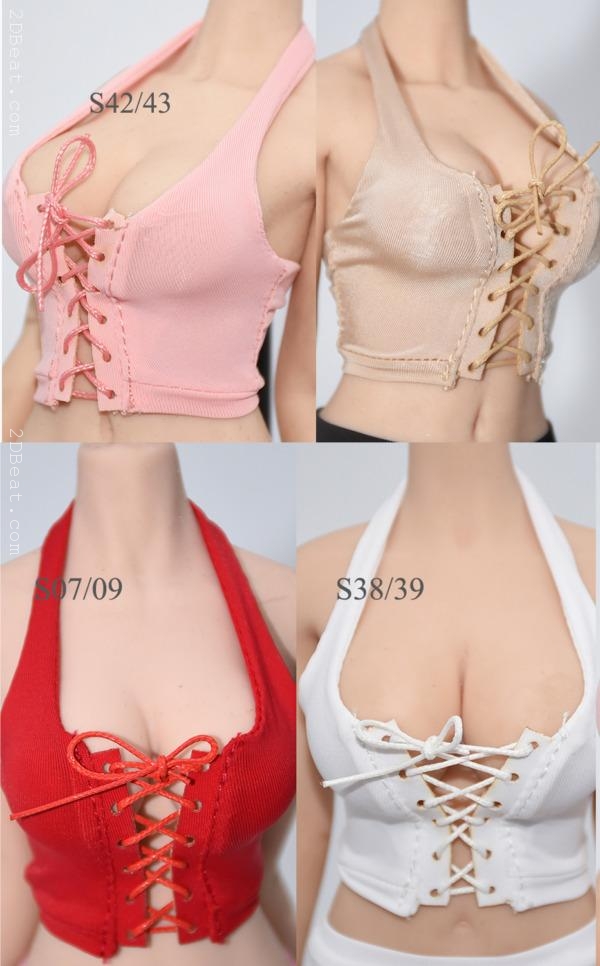 1/6 Scale Female Underwear Lingerie + Tank Top For 12 Inch Action Figures