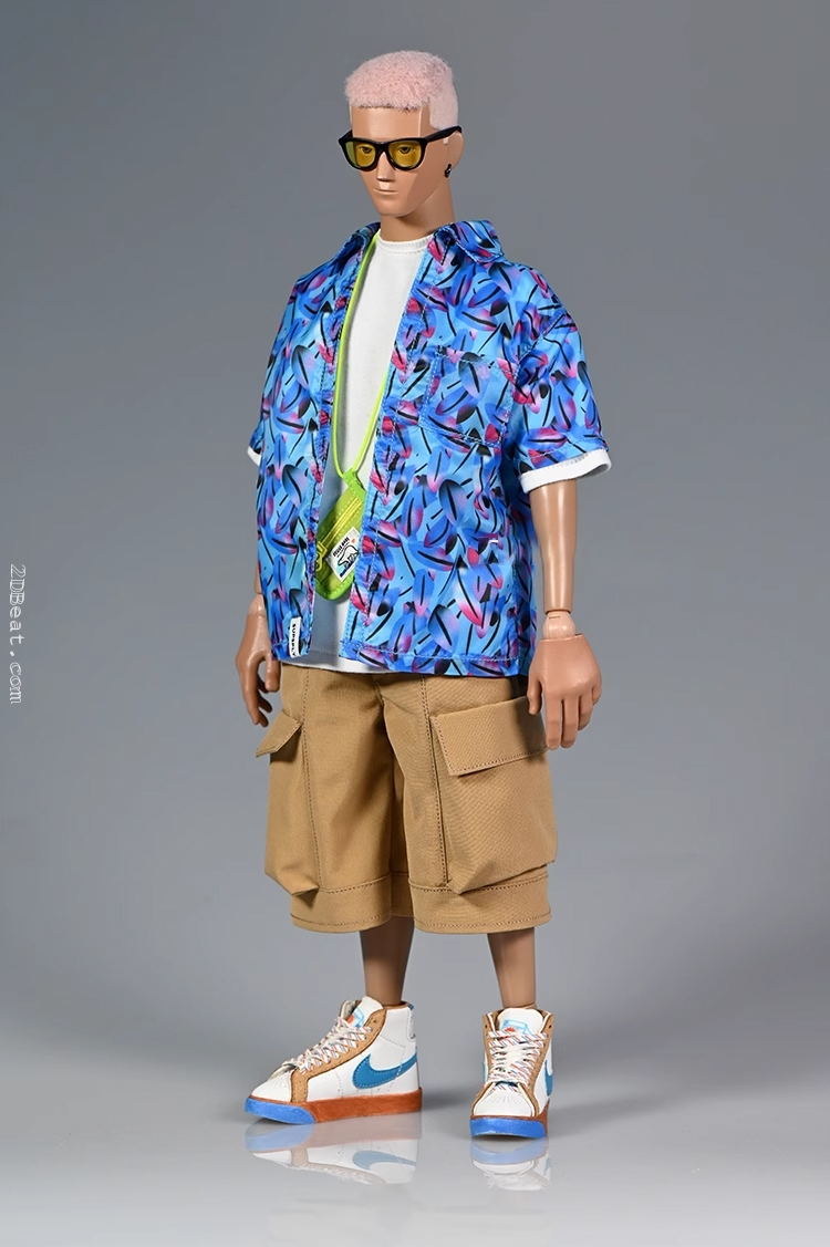 1:6 Scale Men's Printed Shirt Hip Hop Fit 12 Male action figure * 2DBeat  Hobby Store